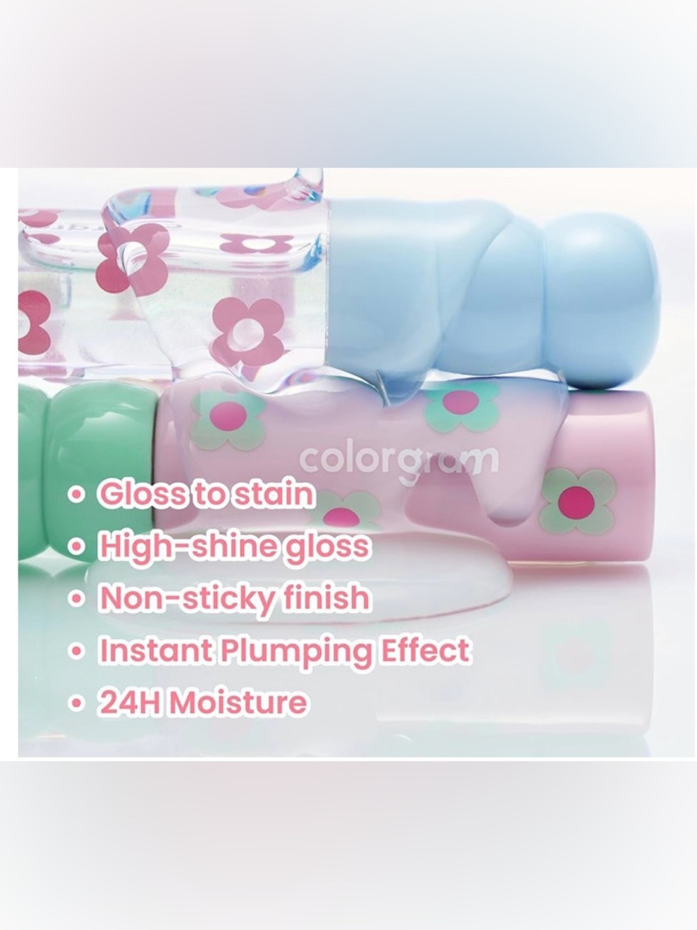 Colorgram Lipgloss Fruity Glass Tint “Raspberry” - Picture 4 of 4